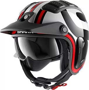 Kaski motocyklowe Shark X-DRAK 2 THRUST-R KWR, czarny/biały/czerwony, XS - Kaski motocyklowe - miniaturka - grafika 1