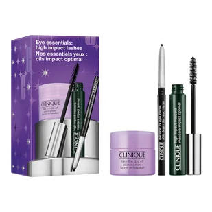 Clinique Eye Essentials Zestaw: tusz do rzęs High Impact + eyeliner w kredce Quickliner for Eyes Intense + balsam oczyszczający Take The Day Off - Zestawy kosmetyków damskich Clinique Eye Essentials Zestaw: tusz do rzęs High Impact + eyeliner w kredce Quickliner for Eyes Intense + balsam oczyszczający Take The Day Off - Zestawy kosmetyków damskich - miniaturka - grafika 1