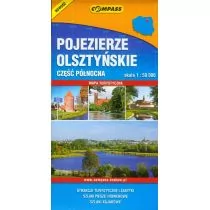 Wydawnictwo Compass Pojezierze Olsztyńskie - część północna - mapa turystyczno-krajoznawcza (skala 1:50 000) - Compass - Atlasy i mapy - miniaturka - grafika 1