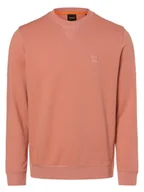 Bluzy męskie - BOSS Orange Bluza męska - Westart Mężczyźni Bawełna różowy jednolity, S - miniaturka - grafika 1
