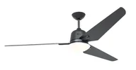 Wentylatory sufitowe - Energooszczędny wentylator sufitowy z oświetleniem i pilotem Eco Aviatos 162 cm bazaltowo-szary - miniaturka - grafika 1