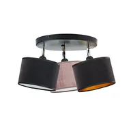 Lampy sufitowe - Lampa sufitowa z 3 regulowanymi kloszami DAKOTA VELUR - miniaturka - grafika 1