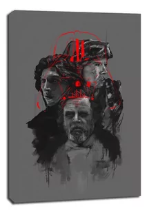 Star Wars Gwiezdne Wojny III Generacja - obraz na płótnie Wymiar do wyboru: 40x50 cm - Obrazy i zdjęcia na płótnie - miniaturka - grafika 1