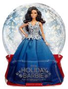 Mattel Barbie Świąteczna lalka niebieska DGX99