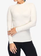 Bluzy sportowe damskie - Bluza termoaktywna damska Salomon Essential Warm L/S Top - rainy day - miniaturka - grafika 1