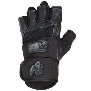 Rękawice do ćwiczeń - Rękawice fitness męskie Gorilla Wear Dallas Wrist Wrap Gloves - grafika 1