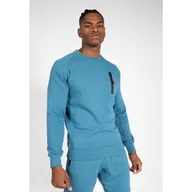 Bluzy sportowe męskie - Bluza fitness męska Gorilla Wear Newark Sweater - miniaturka - grafika 1