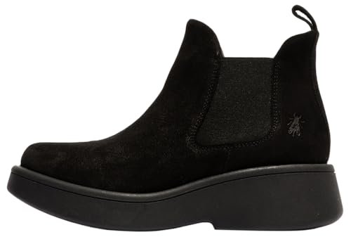 Fly London Damskie botki MULK159FLY, czarne, 39 EU, Czarny, 36 EU