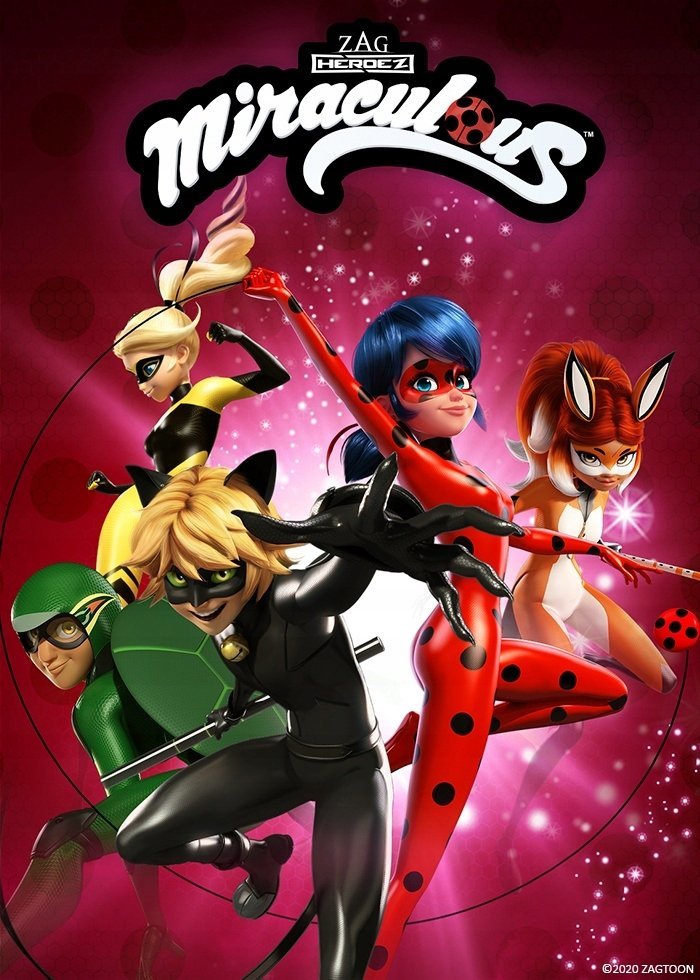 PUZZLE Miraculum: Biedronka i Czarny Kot A3 252 el z Nadrukiem+IMIĘ Pudełko