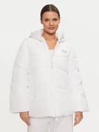 Kurtki damskie - EA7 Emporio Armani Kurtka zimowa 6DTB18 TN8AZ 1100 Biały Relaxed Fit - miniaturka - grafika 1