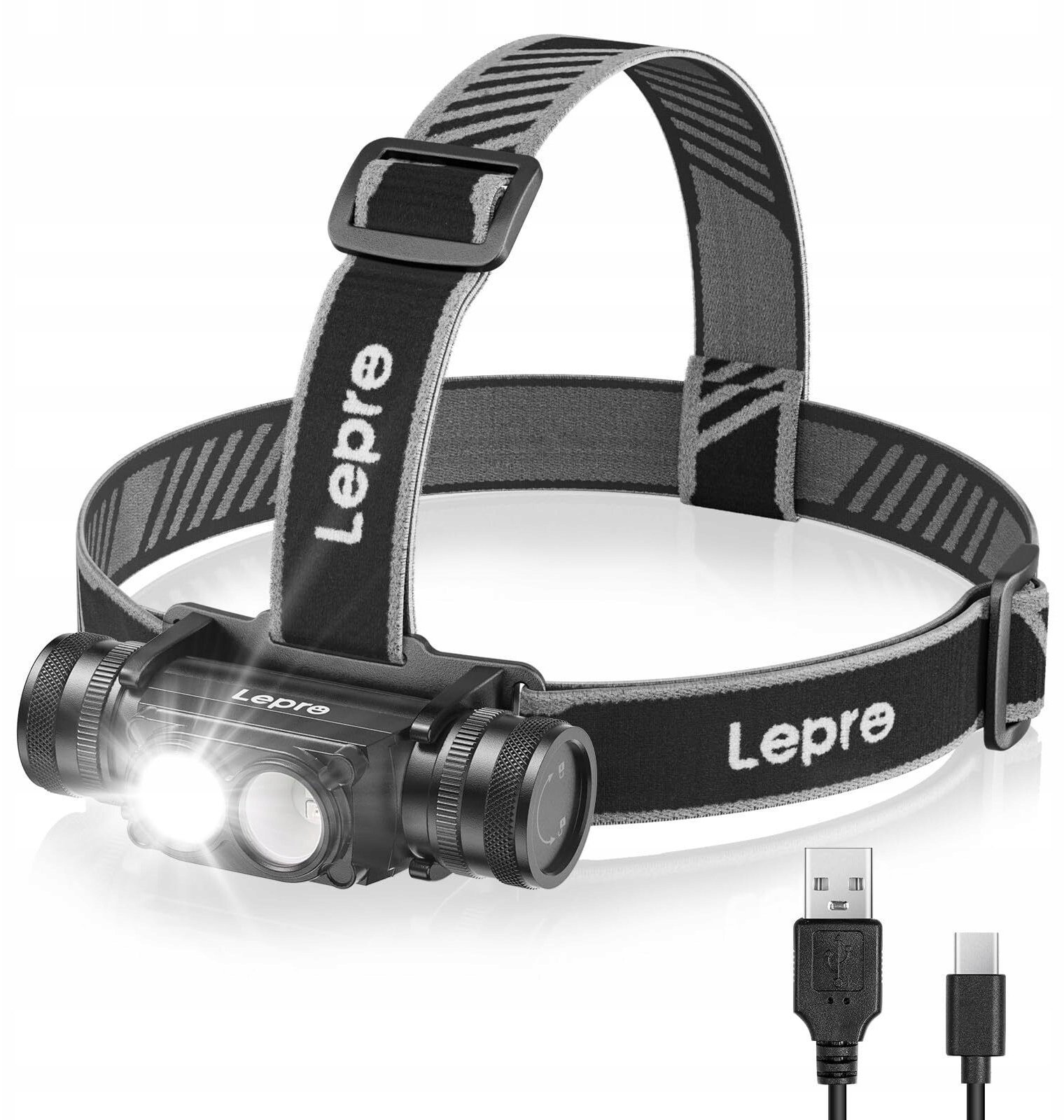 Alogy Czołowa Lepro 320018 1000lm akumulatorowa PR320018
