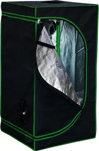 Mucola Szklarnia Namiot Roślinny Growbox Namiot Hodowlany Namiot Ciemnia Zimna Rama Czarny Zielony - 60x60x120cm - Szklarnie ogrodowe - miniaturka - grafika 1