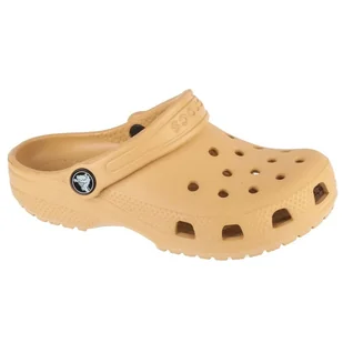 Klapki Crocs Classic Clog Jr 206991-209 pomarańczowe - Buty dla dziewczynek - miniaturka - grafika 1