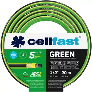 Wąż ogrodowy 5 warstwowy GREEN ATS2 TM 1/2" 20 mb NOWOŚĆ - Węże ogrodowe i zraszacze - miniaturka - grafika 1