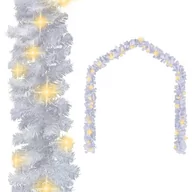 Oświetlenie świąteczne - vidaXL Świąteczna girlanda z lampkami LED, 5 m, biała - miniaturka - grafika 1