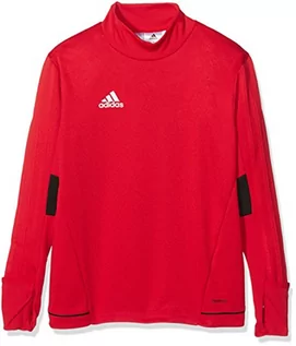 Koszulki i topy damskie - Adidas Unisex dziecięce Tiro 17 stoper treningowy czerwony Scarlet/czarny/biały. 116 BQ2754 - grafika 1