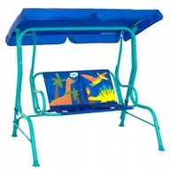 Huśtawki - Huśtawka dziecięca ogrodowa z daszkiem B8-C59 - miniaturka - grafika 1