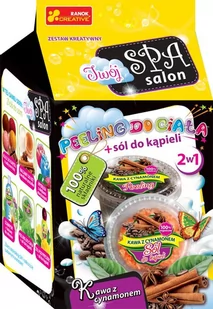 Ranok Peeling do ciała + sól do kąpieli Kawa z cynamonem CREATIVE - Zabawki kreatywne - miniaturka - grafika 1