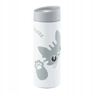 Kubki termiczne - 66705 Kubek termiczny Kitty 350 ml szary AMBITION - miniaturka - grafika 1