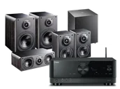Kino domowe - Yamaha RX-V4A (czarny) + Nota 260 (czarny) + Nota 740 (czarny) + Nota 240 (czarny) + BASSO 840 (czarny) - miniaturka - grafika 1