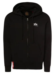 Alpha Industries Męska kurtka z kapturem Mężczyźni czarny jednolity, S - Kurtki męskie - miniaturka - grafika 1