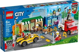 LEGO City Ulica handlowa 60306 Darmowa dostawa 60306 - Klocki - miniaturka - grafika 1