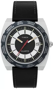 Zegarek Zegarek Timex TW2V69500 World Time 1972 Reissue - Zegarki męskie - miniaturka - grafika 1