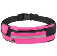 Nerki - PAS do Biegania Saszetka Biodrowa reulowana 77-96cm różowa BQ12E - miniaturka - grafika 1