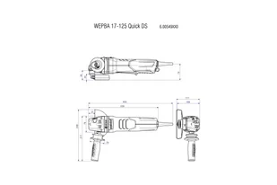 Szlifierka kątowa Metabo WE 19-125 Q M-BRUSH - Szlifierki i polerki - miniaturka - grafika 2