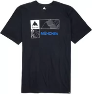 Koszulki męskie - t-shirt męski BURTON LOCAL TEE MUNCHEN True Black - miniaturka - grafika 1