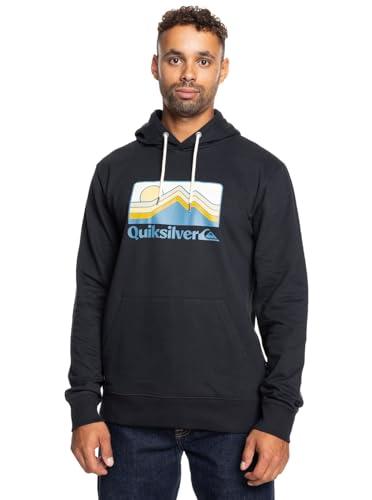Quiksilver Sweter QS GRADIENT MOUNTAINS BLUZA Męska Czarna M