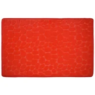 Dywaniki łazienkowe - Dywanik łazienkowy Foam czerwony, niebieski - miniaturka - grafika 1