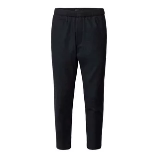 Spodnie męskie - Spodnie sportowe z elastycznej mieszanki materiałów z dodatkiem wiskozy - drykorn - grafika 1