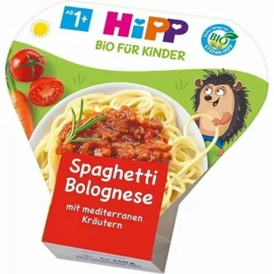 Hipp Spaghetti Bolognese po 1. roku 250 g Bio - Dania dla dzieci - miniaturka - grafika 1