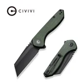 Noże - Nóż składany Civivi ExOne Green Canvas Micarta, Black Stonewashed Nitro-V by Brian Brown (C23036-3) - miniaturka - grafika 1