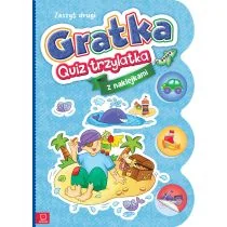 Gratka-Quiz trzylatka. Zeszyt drugi - Książki edukacyjne - miniaturka - grafika 1