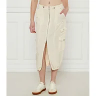 Spódnice - GUESS Spódnica CASEY CARGO z dodatkiem lnu - miniaturka - grafika 1