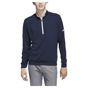 adidas Męska bluza z kapturem UPF z zamkiem 1/4, Granatowy Collegiate Navy, M - Bluzy męskie - miniaturka - grafika 1