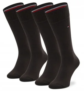Tommy Hilfiger Skarpety Męskie 47-50 Brąz - Skarpetki męskie - miniaturka - grafika 1