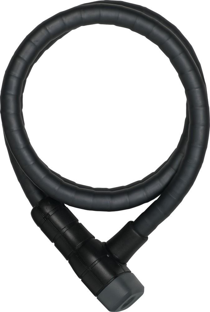 Abus zapięcie rowerowe 6615 K/120/15 BK scmu, Black, One Size, 13412 8 13412-8