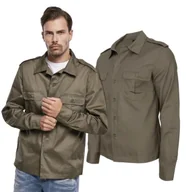 Odzież taktyczna i umundurowanie - Koszula z długim rękawem BRANDIT US Shirt - Olive - miniaturka - grafika 1