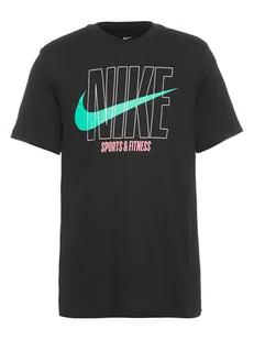 Nike Koszulka sportowa w kolorze czarnym - Koszulki sportowe męskie - miniaturka - grafika 1