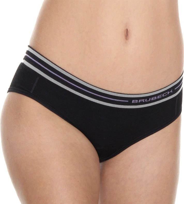Brubeck Majtki damskie hipster Active Wool czarne r. S HI10190