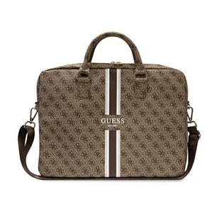 Guess Torba GUCB15P4RPSW 16" brązowy /brown 4G Printed Stripes - Torby na laptopy - miniaturka - grafika 3