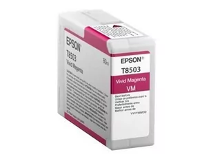 Epson Singlepack Photo Vivid MAGENTA cartridge, T850300 C13T850300 - Tusze oryginalne - miniaturka - grafika 1