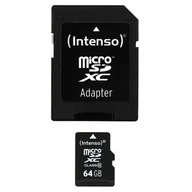 Karty pamięci - Intenso MicroSDXC Class 10 64GB (3413490) - miniaturka - grafika 1
