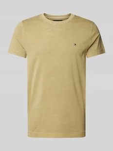 T-shirt z wyhaftowanym logo - Koszulki męskie - miniaturka - grafika 1