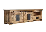 Szafki RTV - Szafka Rtv Railway #101 Drewniana Mango Loft Woskowane 160X45X50 Cm B 5982 - miniaturka - grafika 1