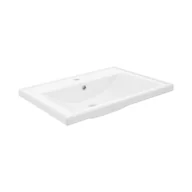 Umywalki - Defra Umywalka ceramiczna Space 80 cm - miniaturka - grafika 1