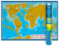 Atlasy i mapy - ArtGlob, Świat Młodego Odkrywcy - mapa zdrapka edukacyjna w ramie - miniaturka - grafika 1